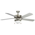 thumbnail image 1 of Concord 52" Satin Nickel LED Indoor Traditional Style Ceiling Fan with Light Kit, 1 of 3