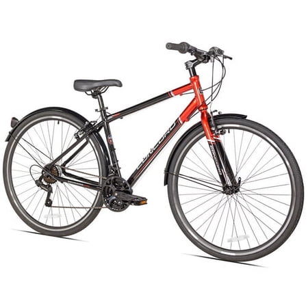 Concord 700c SC700 Hybrid Men's Bike, Black/Red