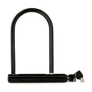 Concord Bikes, 9.5" Bike U-Lock with Key, Black, 1.85 lb