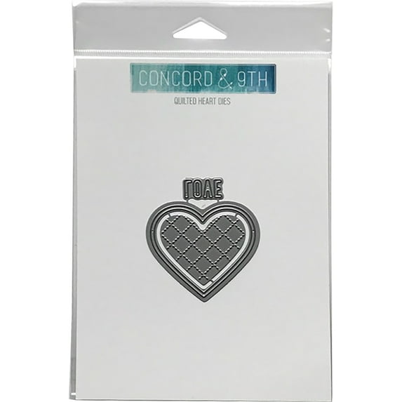 Concord & 9th Dies-Quilted Heart
