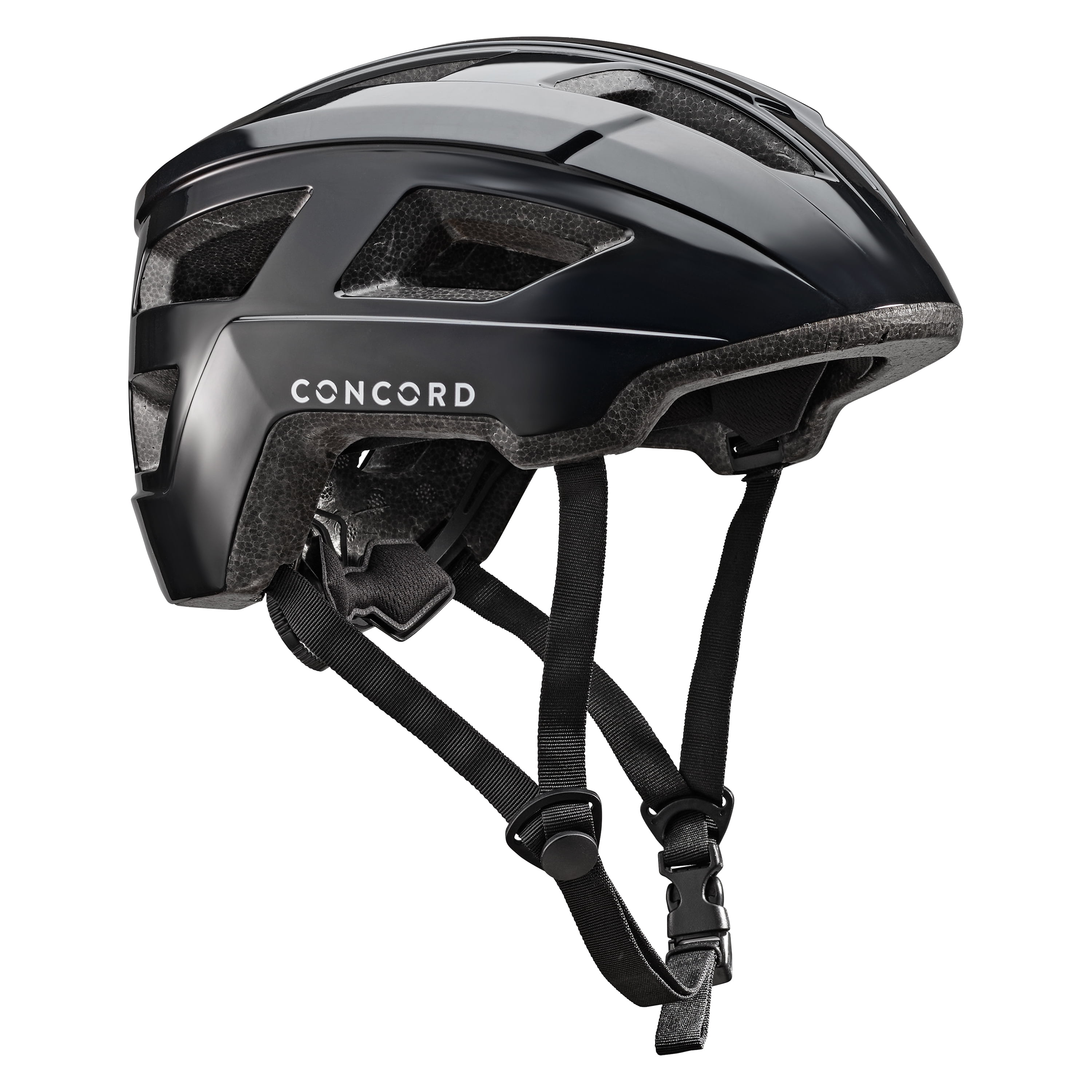 Concord Adult Bike Helmet, Black, Adjustable, Ages 14+