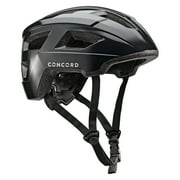 Concord Bikes Adult Bike Helmet, Black, Adjustable, Ages 14+