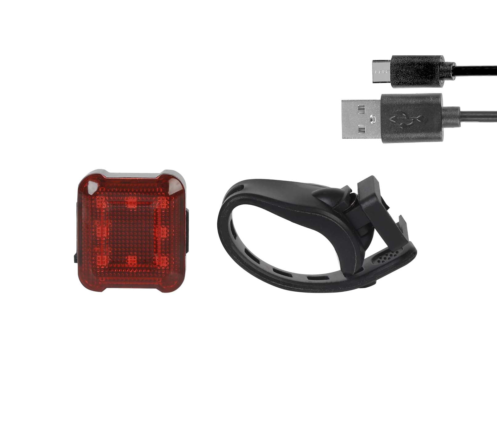 Concord Bikes Rechargeable Bicycle Tail Light, Black