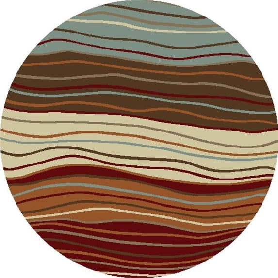 Concord Chester Waves Contemporary Rug - Multicolor