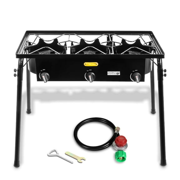 CONCORD Triple Burner Outdoor Stand Stove Cooker