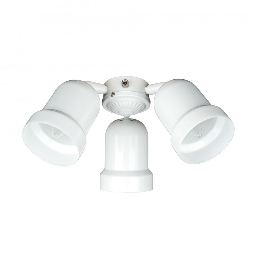 Hunter 4 Light White Spotlight Ceiling Fan Kit Shelly Lighting