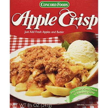 Concord Foods Apple Crisp Mix (Value Pack Of 6 Boxes)