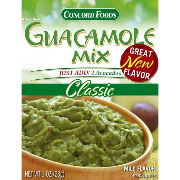 Concord Foods Classic Guacamole Mix (Pack of 10)