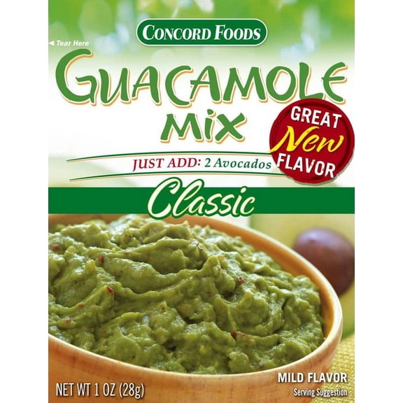 Concord Foods Classic Guacamole Mix (Pack of 4)