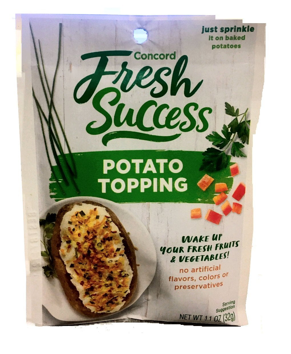 Concord Foods  Original Baked Potato Toppings  1.1 Oz (Pack of 48)