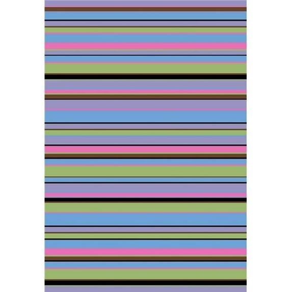 Concord Global 24303 2 ft. 7 in. x 4 ft. 1 in. Alisa Stripes - Multi Color