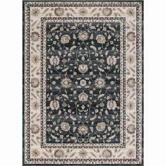 Concord Global 28257 7 ft. 10 in. x 9 ft. 10 in. Kashan Mahal - Green