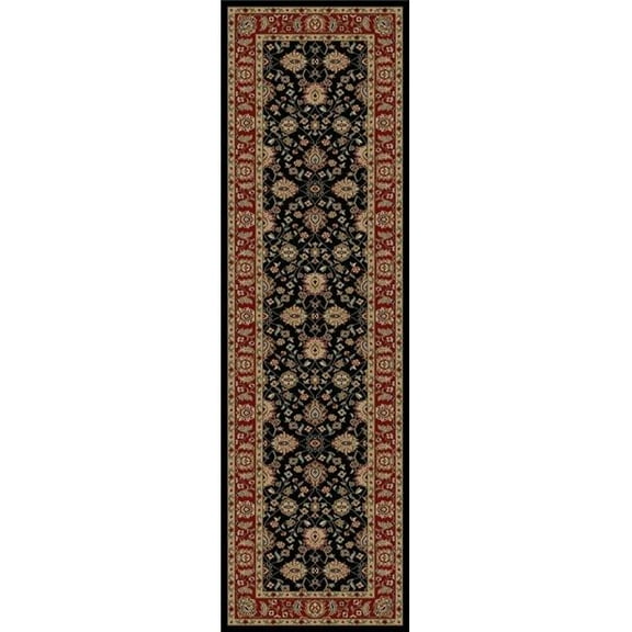 Concord Global 62134 3 ft. 11 in. x 5 ft. 5 in. Ankara Zeigler - Black