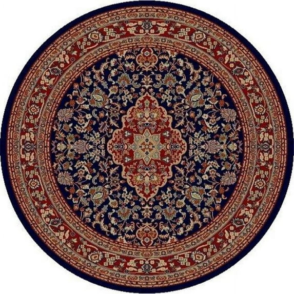 Concord Global 41045 5 ft. 3 in. x 7 ft. 7 in. Jewel Heriz - Navy
