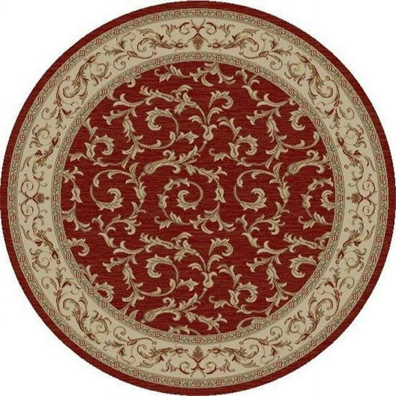 Concord Global 43905 5 ft. 3 in. x 7 ft. 7 in. Jewel Veronica - Red