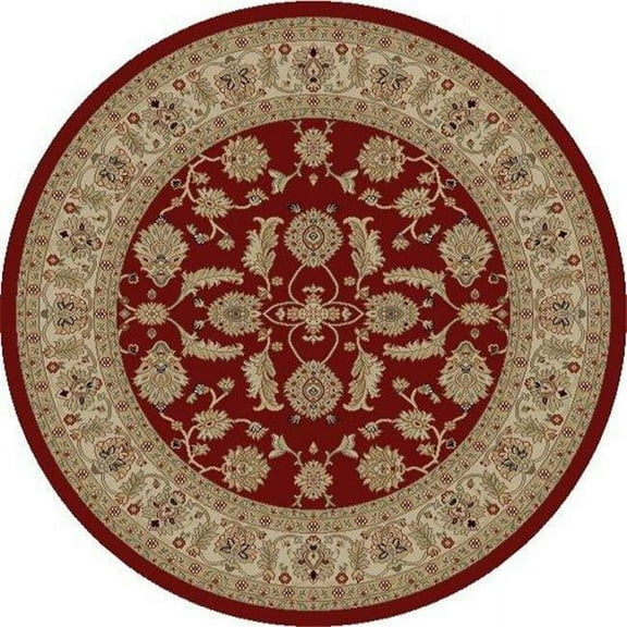 Concord Global 44404 3 ft. 11 in. x 5 ft. 7 in. Jewel Antep - Red