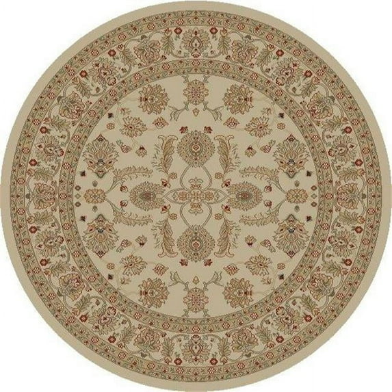 Concord Global 44427 7 ft. 10 in. x 9 ft. 10 in. Jewel Antep - Ivory