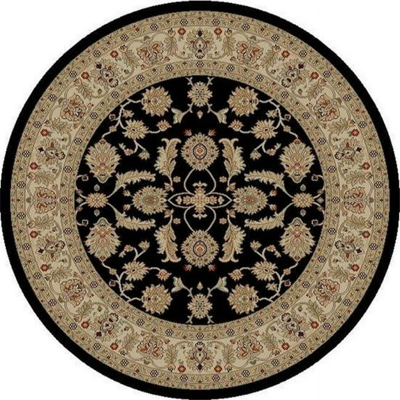 Concord Global 44434 3 ft. 11 in. x 5 ft. 7 in. Jewel Antep - Black