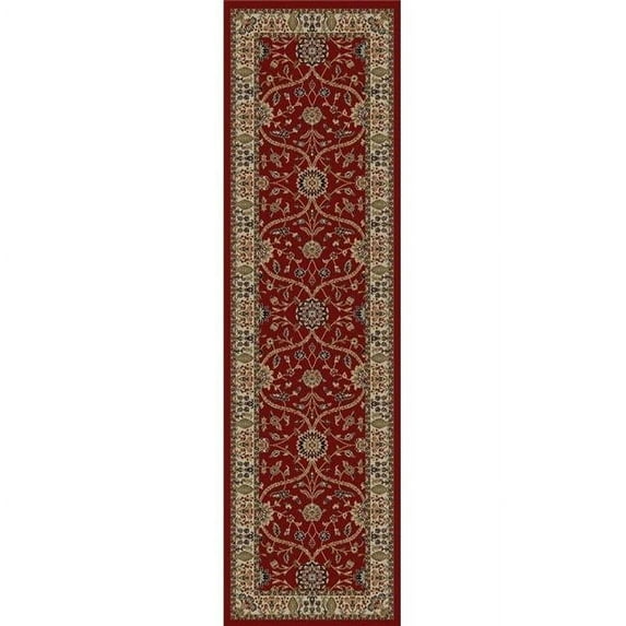 Concord Global 49002 2 ft. 3 in. x 7 ft. 7 in. Jewel Voysey - Red