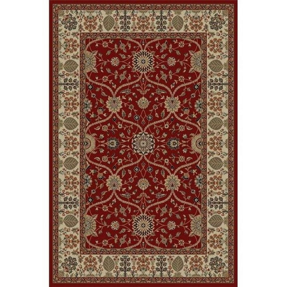 Concord Global 49003 2 ft. 7 in. x 4 ft. Jewel Voysey - Red