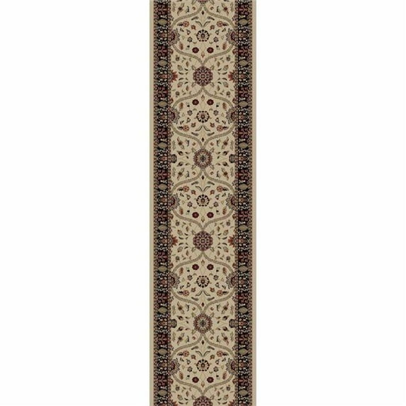 Concord Global 49027 7 ft. 10 in. x 9 ft. 10 in. Jewel Voysey - Ivory