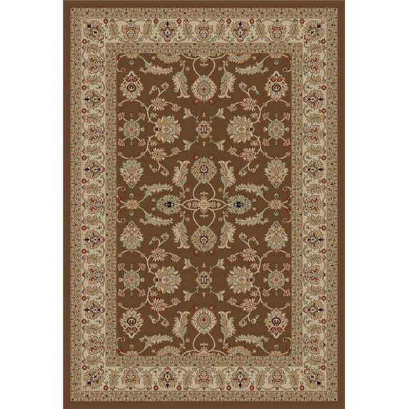 Concord Global 44485 5 ft. 3 in. x 7 ft. 7 in. Jewel Antep - Brown