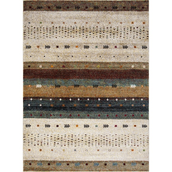 Concord Global Trading Diamond Collection Gabbeh Area Rug