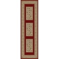 thumbnail image 1 of Concord Global 62308 9 ft. 3 in. x 12 ft. 6 in. Ankara Floral Border - Red, 1 of 1