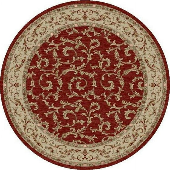 Concord Global 43907 7 ft. 10 in. x 9 ft. 10 in. Jewel Veronica - Red