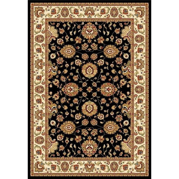 Concord Global 75938 8 ft. 9 in. x 12 ft. 4 in. Williams Collection Sultan - Black