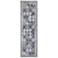 thumbnail image 1 of Concord Global Trading 32362 2 x 7 ft. Positano Siena Trellis Runner Rug, Gray, 1 of 5