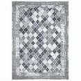 thumbnail image 1 of Concord Global Trading 32364 3 x 5 ft. Positano Siena Trellis Rectangle Rectangle Area Rug, Gray, 1 of 5