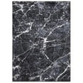 thumbnail image 1 of Concord Global Trading 32434 3 x 5 ft. Positano Napoli Abstract Rectangle Rectangle Area Rug, Anthracite, 1 of 1
