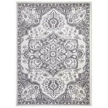 Concord Global Trading 69323 3 x 4 ft. Jefferson Vintage Medallion Rectangle Area Rug, Ivory