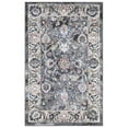 thumbnail image 1 of Concord Global Trading 72365 5 x 7 ft. Vintage Istanbul Border Rectangle Area Rug, Gray, 1 of 4