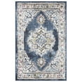 thumbnail image 1 of Concord Global Trading 72645 5 x 7 ft. Barclay Medallion Area Rug, Navy, 1 of 5