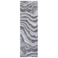 thumbnail image 1 of Concord Global Trading 80512 2 x 7 ft. Brighton Marble Abstract Runner Rug, Gray, 1 of 1