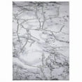 thumbnail image 1 of Concord Global Trading 80624 3 x 5 ft. Brighton Dallas Abstract Rectangle Area Rug, Gray, 1 of 5