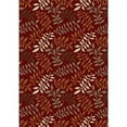 thumbnail image 1 of Concord Global Trading Chester Collection Leafs Area Rug, 1 of 9
