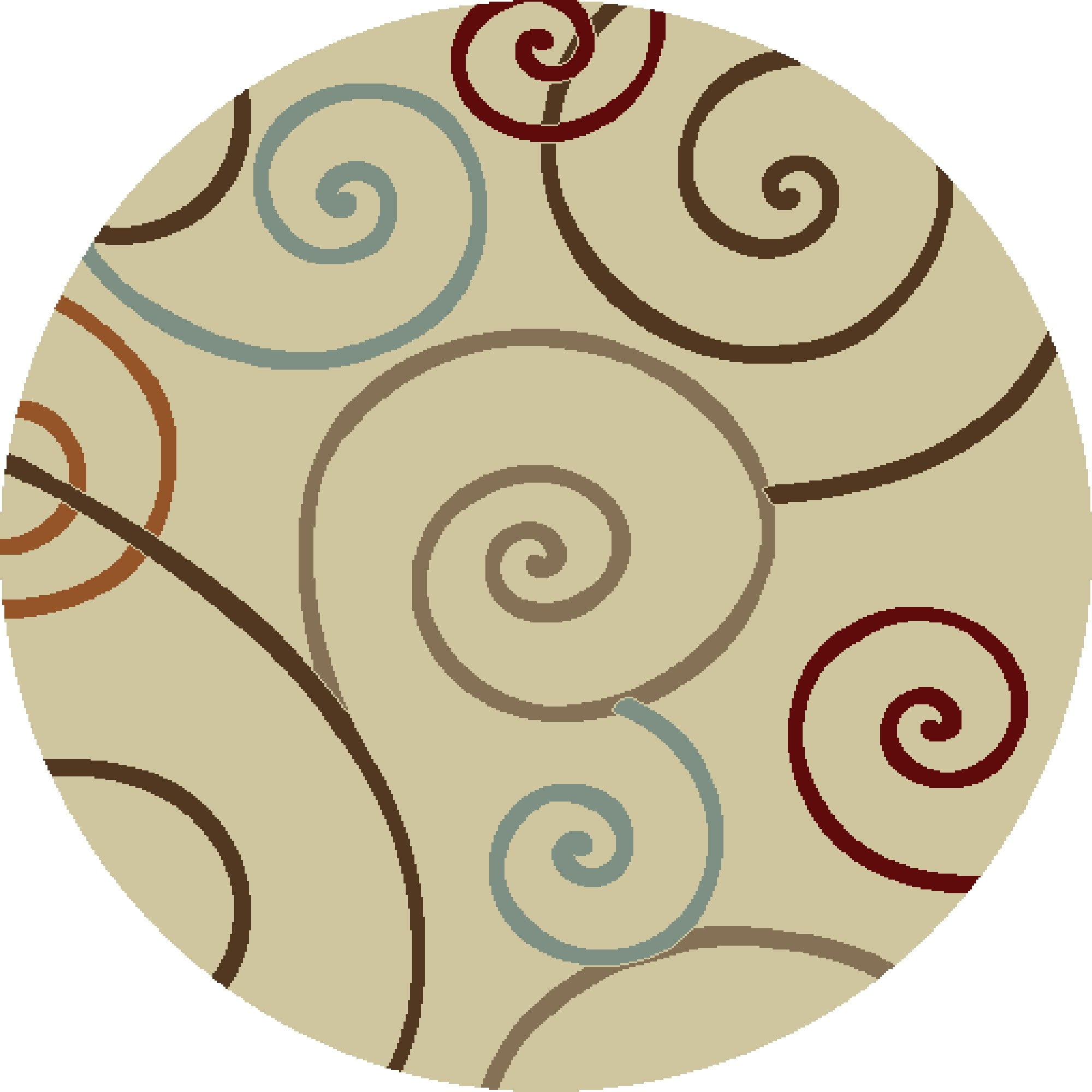 Concord Global Trading Chester Collection Scroll Area Rug - Walmart.com