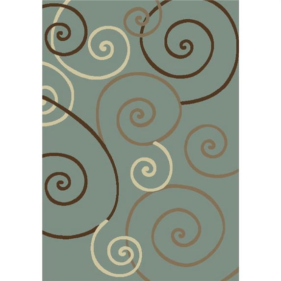 Concord Global Trading Chester Collection Scroll Area Rug