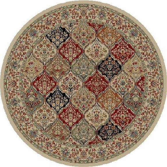 Concord Global Trading Concord Global Ankara Farang Area Rug 5'3" Round 6' Square Dining Room Round