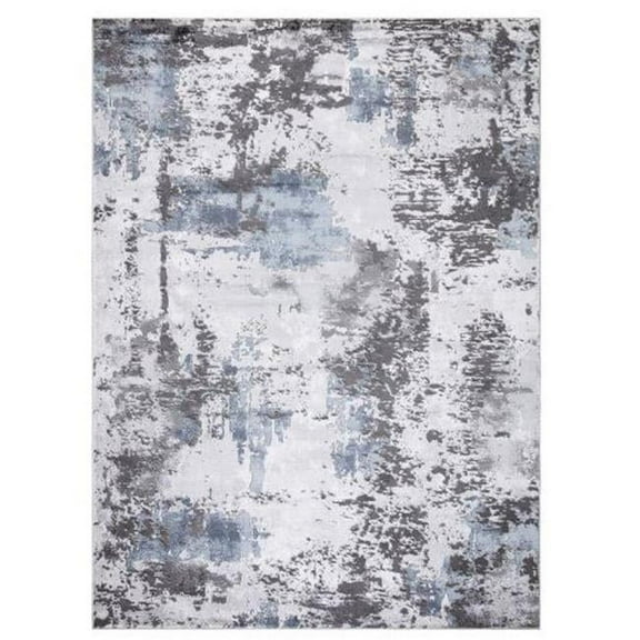 Concord Global Trading Concord Global Brighton Collection Pacific Gray Area Rug 5'3''x7'3'' 5' x 8' Dining Room