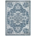 thumbnail image 1 of Concord Global Trading Concord Global Jefferson Collection Vintage Area Rug Blue/Ivory 5'3"x7'3" 5' x 8' Dining Room, 1 of 4