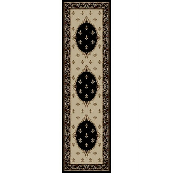 Concord Global Trading Concord Global Jewel Francis Area Rug Ivory/Beige 3'11" x 5'7" 4' x 6' Rectangle