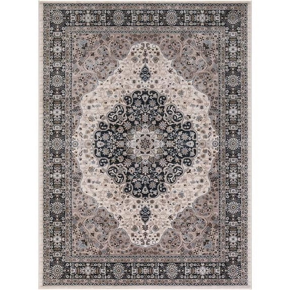 Concord Global Trading Concord Global Kashan Adorn Area Rug 3'3" x 4'7" Handmade 3' x 5'
