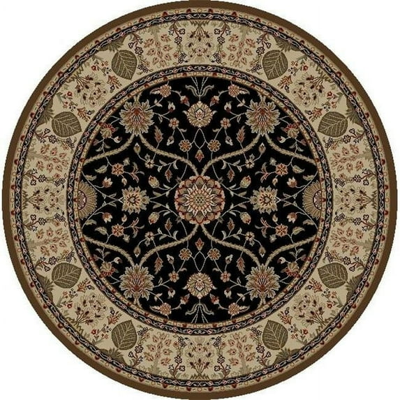 Concord Global Trading Concord Global Kashan Tabriz Area Rug Charcoal/Grey 2' x 7'3" Runner Handmade 8' Runner