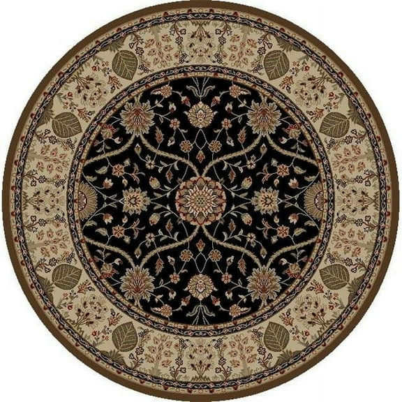Concord Global Trading Concord Global Kashan Tabriz Area Rug Charcoal/Grey 2' x 7'3" Runner Handmade 8' Runner
