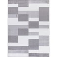 thumbnail image 1 of Concord Global Trading Concord Global Madison Rectangles Area Rug Grey/Ivory 2'7"x 4'1" 3' x 5' Entryway, 1 of 5