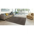 thumbnail image 1 of Concord Global Trading Concord Global Ocean Shag Solid Area Rug Brown 6'7" x 9'3" 7' x 9', 1 of 5